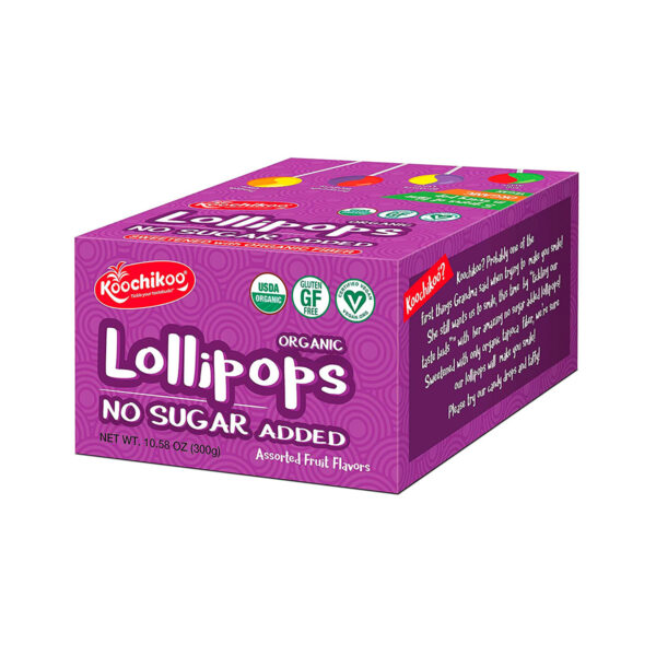 Paletas sin azúcar Koochikoo x 50 unidades