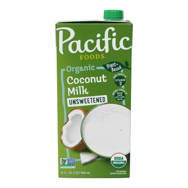 Bebida de coco original sin azúcar Pacific Foods 946ml