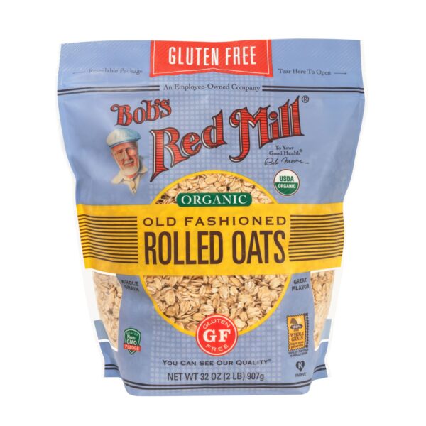 Hojuelas de avena gluten free orgánica Bob's Red Mill 907gr