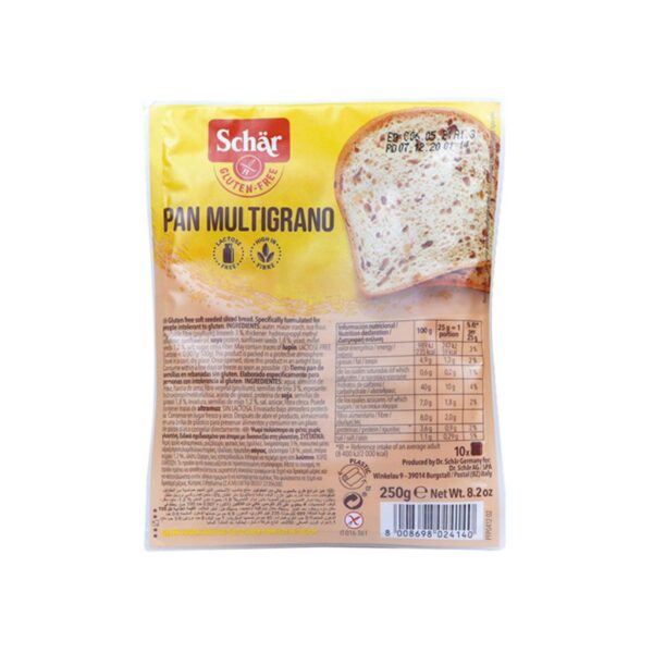 Pan multigrano Schar 250gr