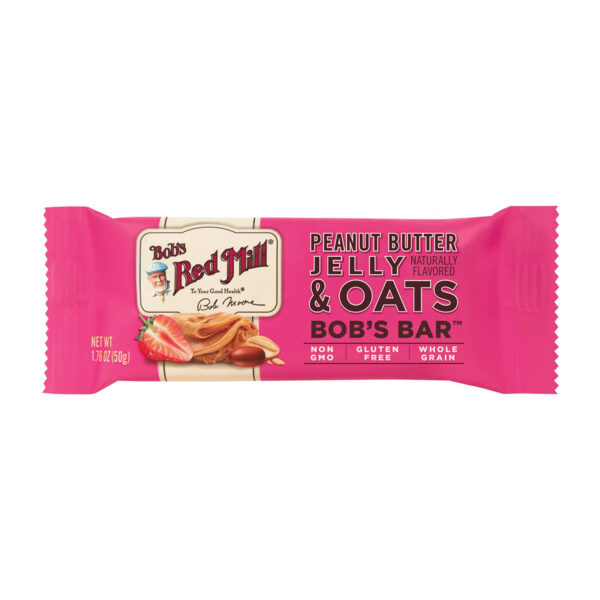 Barra de avena mantequilla de maní y fresa Bob's Red Mill