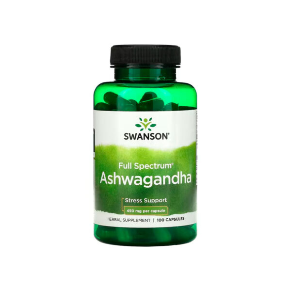 Ashwagandha x 100 cápsulas Swanson 450mg