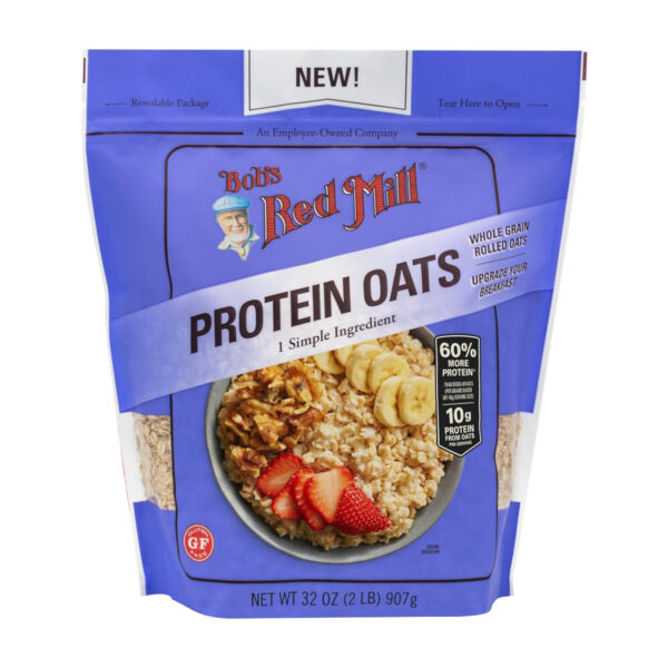 Hojuelas de avena sin gluten con proteína Protein Oats Bob's Red Mill 907gr