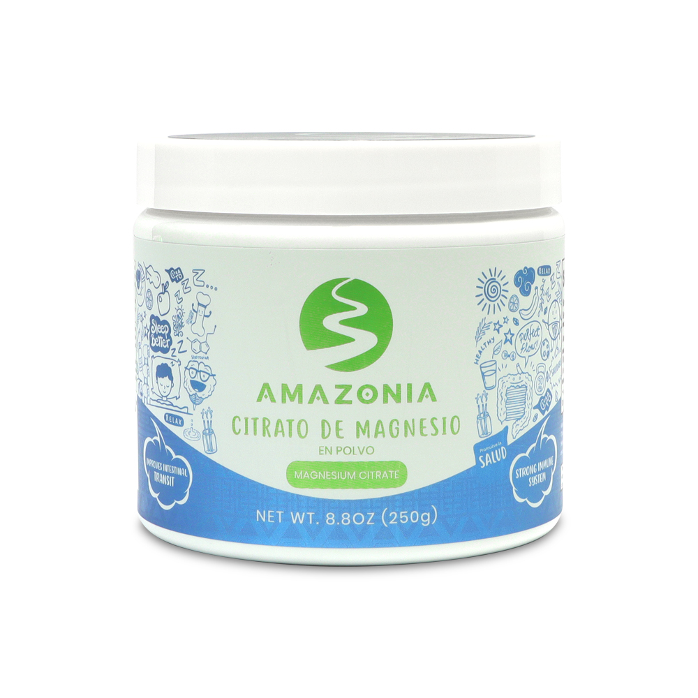 Citrato de Magnesio en polvo Amazonia 250g – suplemento natural