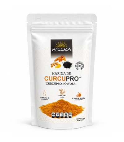 Cúrcuma con Kión y Pimienta Negra en Polvo - Curcupro+ Willka 100g