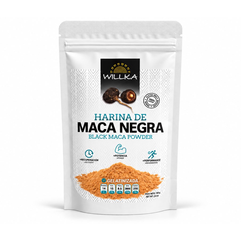 maca negra gelatinizada 100 g Willka
