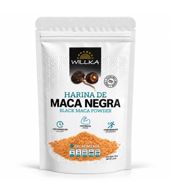 maca negra gelatinizada 100 g Willka