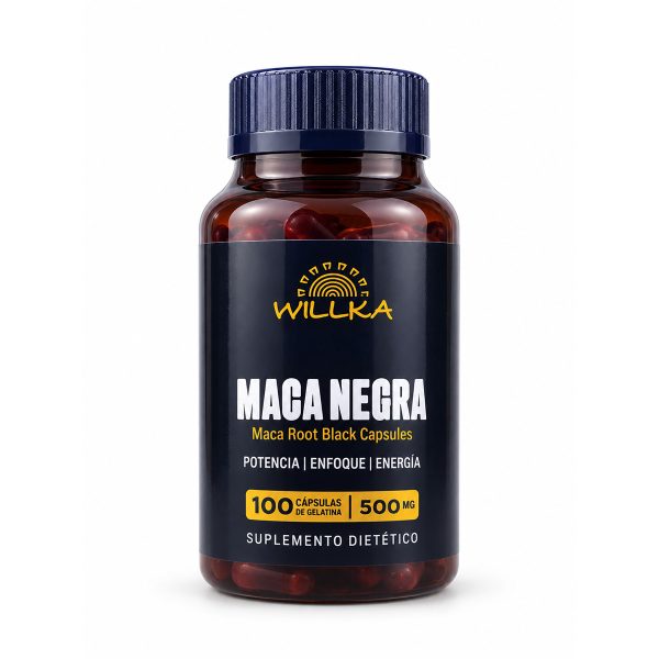 Maca Negra 500mg Willka 100 cápsulas