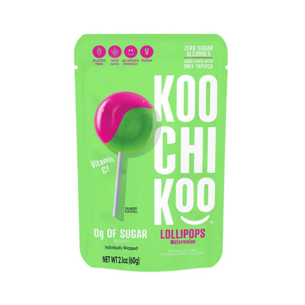 Paletas sin azúcar Koochikoo sabor sandía con vitamina C – 10 unidades