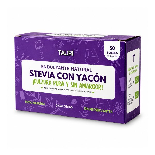 Stevia con yacón Tauri 50 sachets